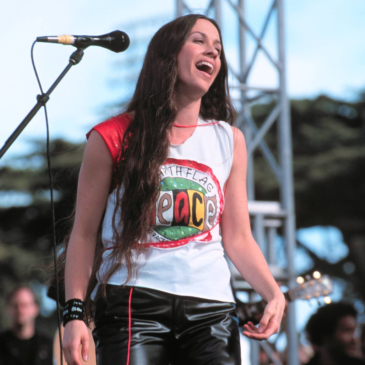 Alanis Morissette on stage